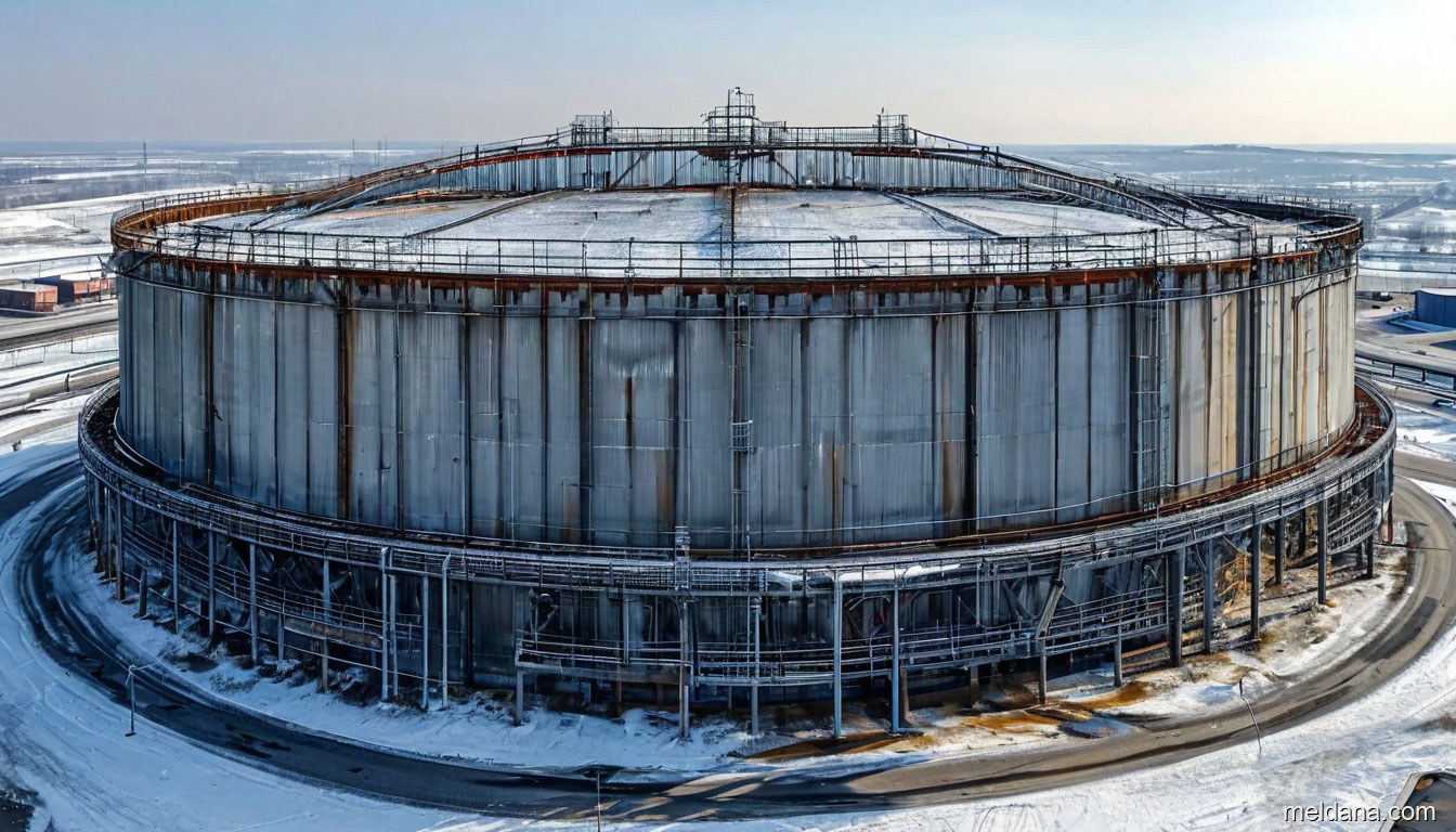 Антидроновая защита резервуара РВС-50000 Мелитополе — ЗОК ЗАСЛОН по СП 542