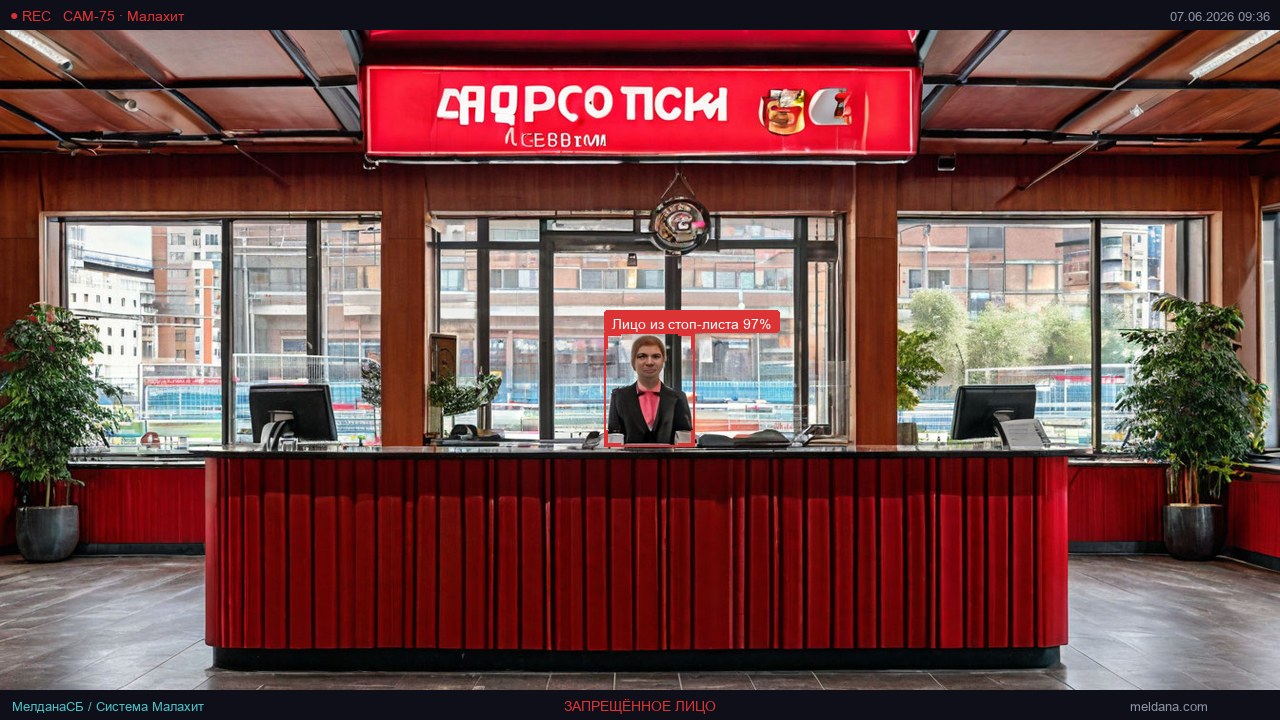 Детекция запрещённых лиц на стадионе в Мелитополе — от 4 200 ₽/стадион/мес